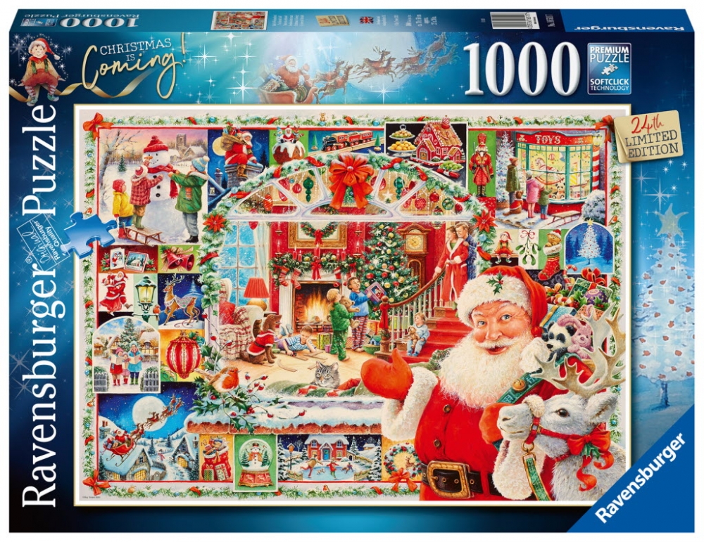 Ravensburger 1000 brikker
Christmas is comimg